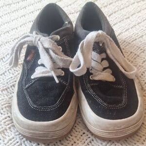Unif Black Canvas Sneakers Size 8